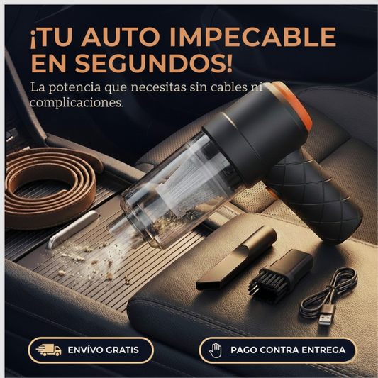 🚘 Mini Aspiradora Portátil 3 en 1 Recargable para Auto y Hogar 🧹