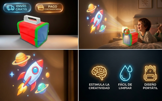 🎨 PROYECTOR 3D DE DIBUJOS PARA NIÑOS